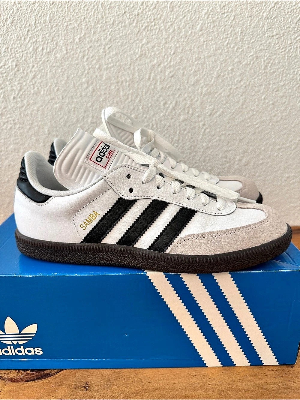 adidas Samba Classic Sneakers White & Black US 7 D